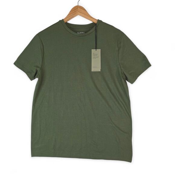 Goodfellow & Co T-Shirt Mens Medium OD Army Green Every Wear Tee New - Picture 1 of 10